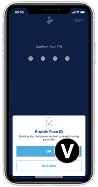 blockchain wallet face ID